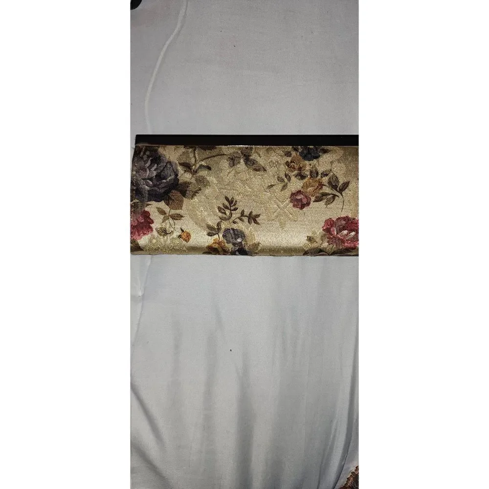 Floral fabric wallet